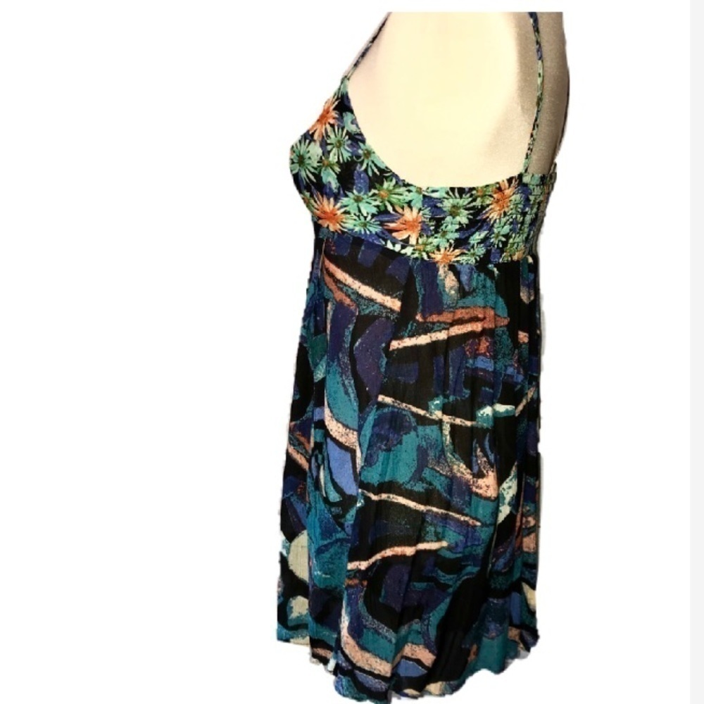 NWT RARE Free People Tropical Bow Top Romper Dress - Picture 2 of 6